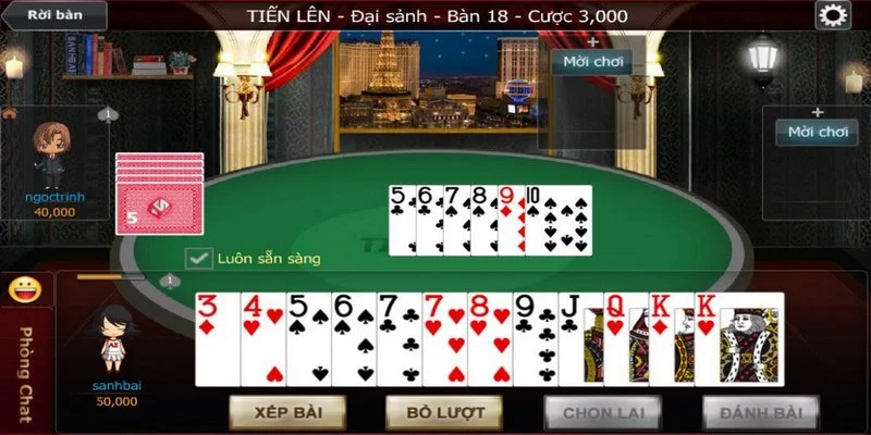 Game bài Tiến Lên đơn giản hợp với nhiều người