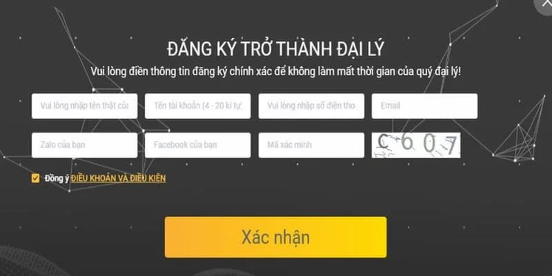 Hướng dẫn các bước đăng ký làm đại lý của U888