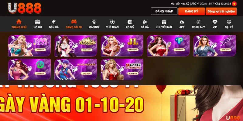 Game bài 3D là chuyên mục được đầu tư đồ hoạ cực chất