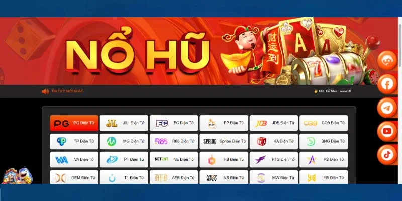 Thông tin về sảnh game Nổ hũ U888